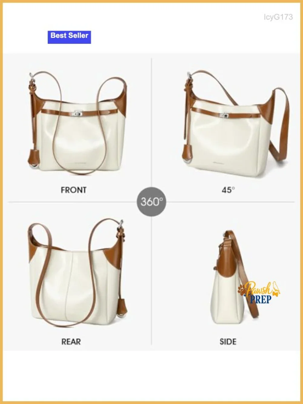 Genuine Leather Hobo Shoulder Bag Satchel Crossbody Ladies Handbag Purse Work